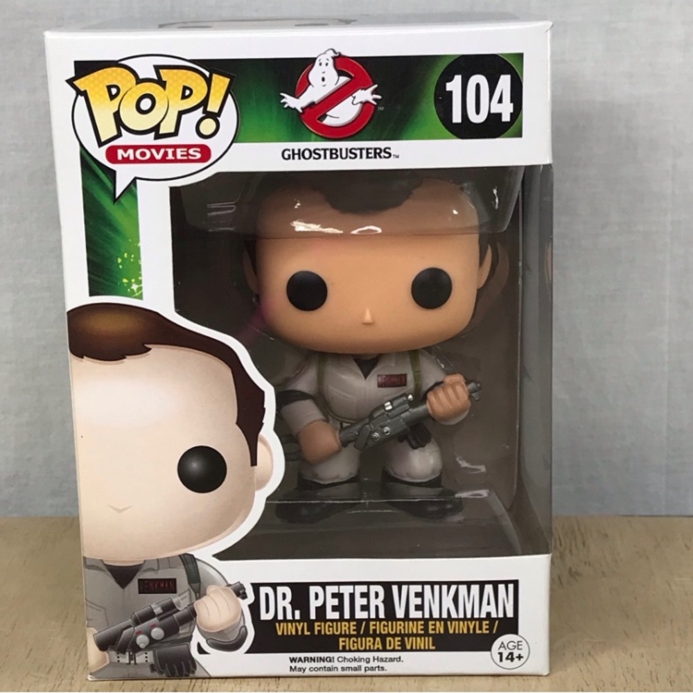 Funko Pop Movies Ghostbusters Dr Peter Venkman 104 Vinyl Figure Bill Murray